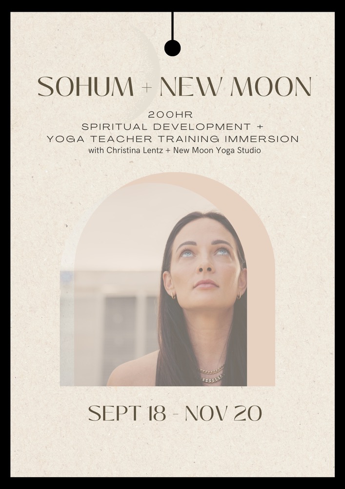 Yoga teacher training announcement 